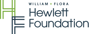The logo of the William and Flora Hewlett Foundation